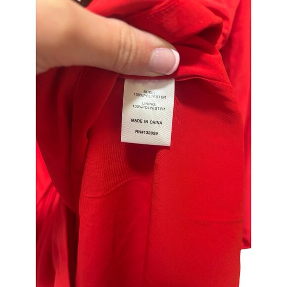 Revolve Superdown Selene Red Cutout Mini Dress Long Sleeve Party Dress XS - Picture 7 of 7